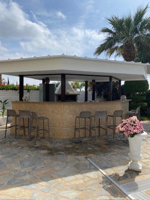 Ionion Beachfront Villa Ayia Napa Ngoại thất bức ảnh